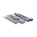 CONTINI Gartenmöbel Campingbett klappbar anthrazit