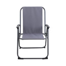 CONTINI Gartenmöbel Campingstuhl anthrazit