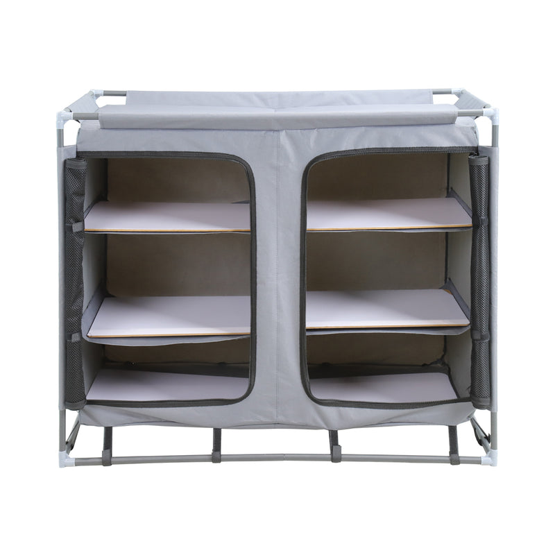 Cabinet de camping de meubles de jardin contini 102x47x82cm anthracite