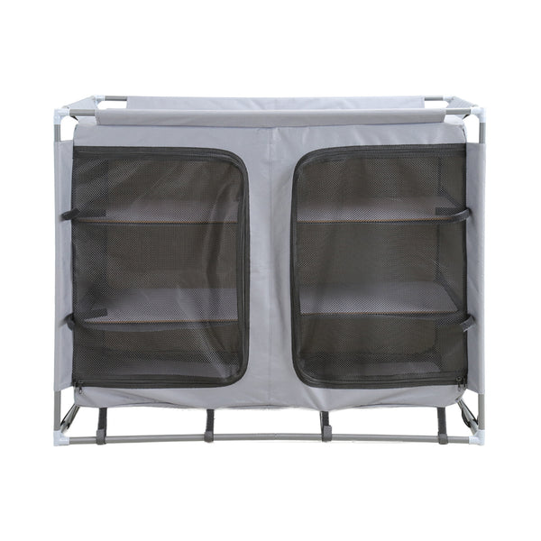 Cabinet de camping de meubles de jardin contini 102x47x82cm anthracite