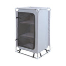 CONTINI Gartenmöbel Campingschrank 56x48x94cm anthrazit