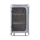 CONTINI Gartenmöbel Campingschrank 56x48x94cm anthrazit