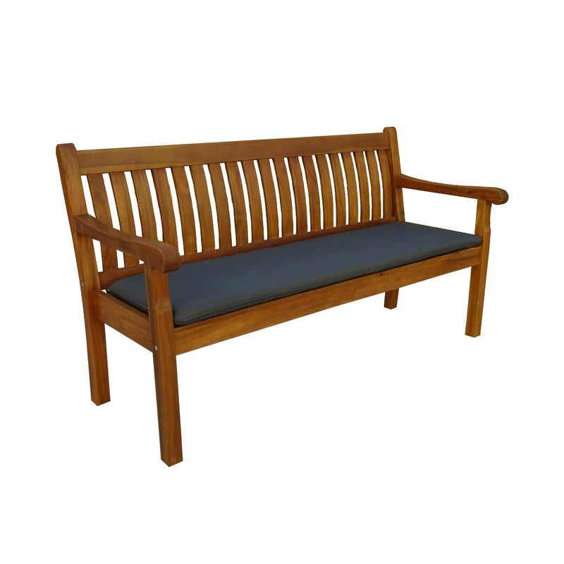 Contini Garden Furniture 3 -Series Bench con eucalipto antracite cuscino