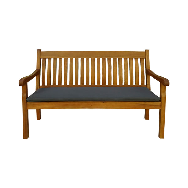 Contini garden furniture 3 -series bench with pillow anthracite eucalyptus