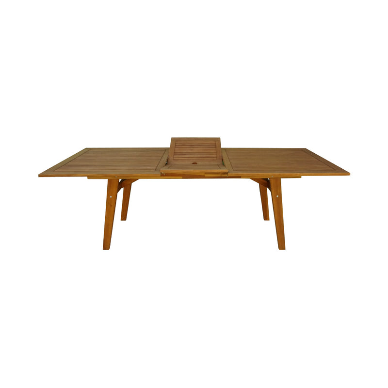 Contini Garden Furniture Tavolo da giardino espandibile 180/230x100x 74 cm Eucalipto