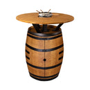 Contini Living Furniture Bar Barrel Silvretta