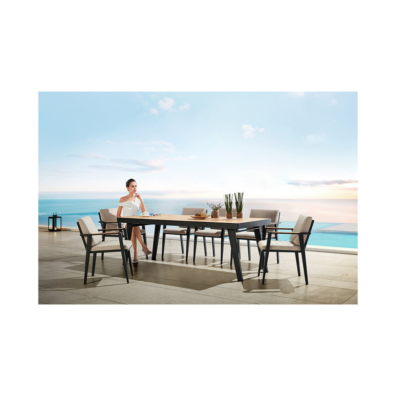 Higold Garden Furniture Emoti Garden Table 2200x900cm avec 6 chaises