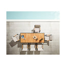 Higold Gartenmöbel Emoti Gartentisch 2200x900cm mit 6 Stühlen