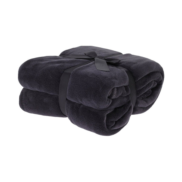 FS star bedding fleece blanket black 180x230cm
