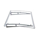 CONTINI Gartenmöbel Vordach 135x100 cm Polycarbonat transparent