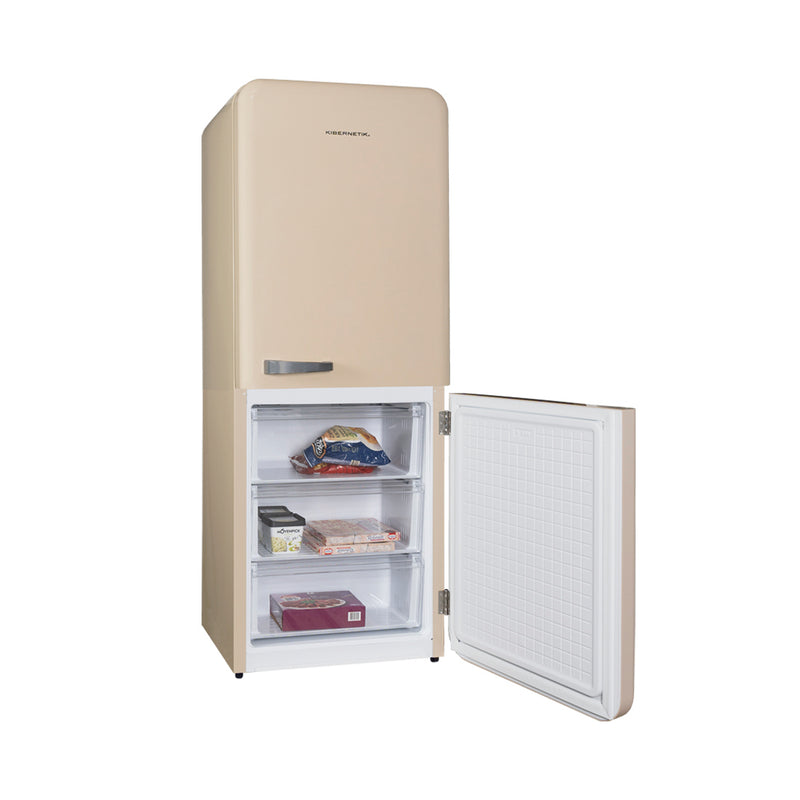 Kibernetics cool and freezer combination KStK401 Retro beige