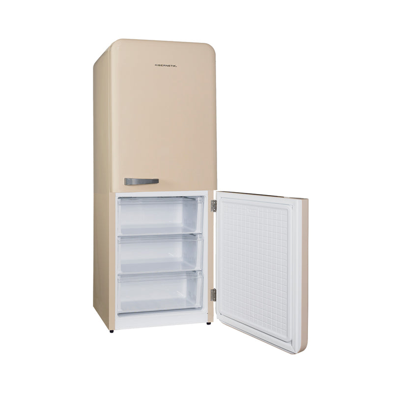 Kibernetics cool and freezer combination KStK401 Retro beige