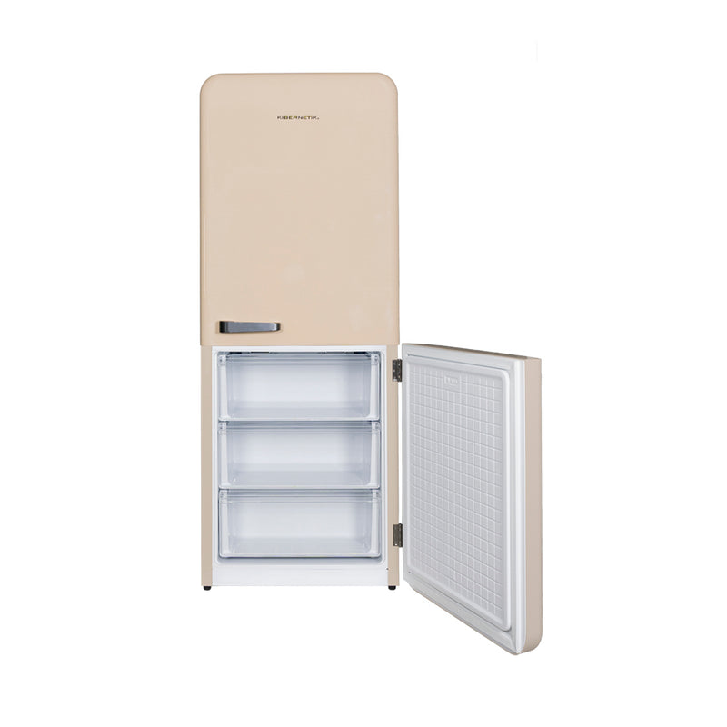 Kibernetics Cool and Freezer Combination KSTK401 retrò beige