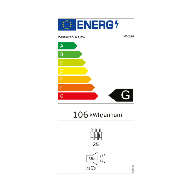 Kibernetik Weinklimaschrank WKE 24 Einbau