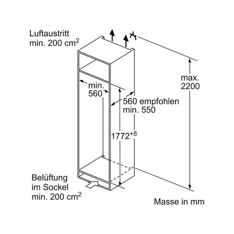 Bosch Kühlschränke KIL82NSE0 Kühlschrank