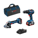 Bosch Professional Baugeräte Bosch 18V kit GSB+GWS+2 x GBA 4.0Ah+GAL+Tasche