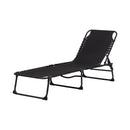 FS-STAR Gartenmöbel Gartenliege mit Kopfkissen