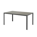 FS-STAR Gartenmöbel Gartentisch 150x90 cm anthrazit