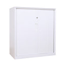 Cabinet d'obturateur à rouleaux de meubles de bureau contini 900x900x450 mm blanc