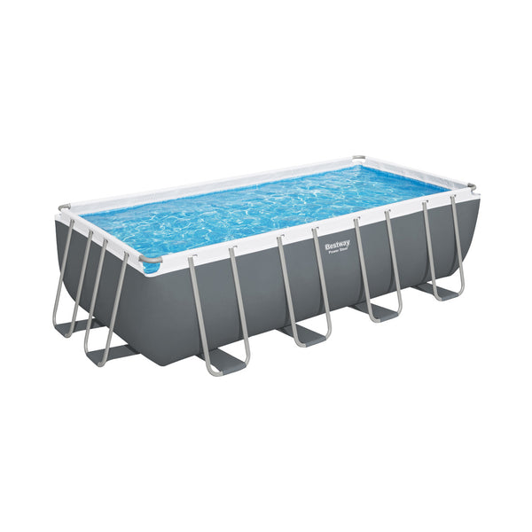 Bestway Leisure Outdoor Frame Pool completa con sistema di filtro a sabbia 488x244x122 cm