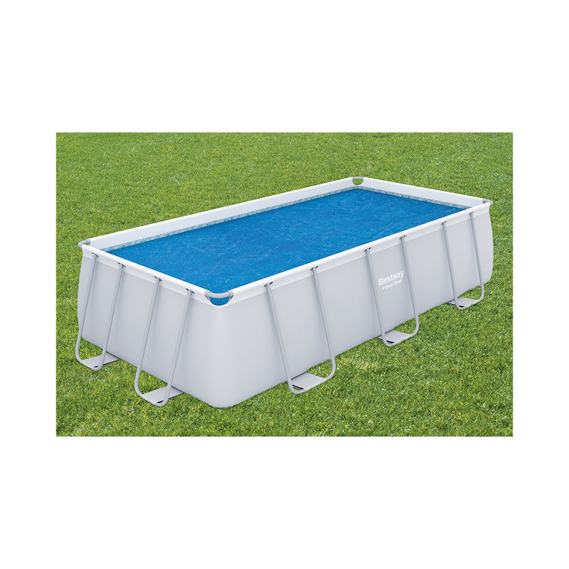 Bestway leisure outdoor rectangular solar pool cover 3.8x1.8m