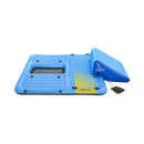 Hydro-Force Freizeit Outdoor Badeinsel Summer Slide mit Wasserrrutsche 376 cm x 311 cm