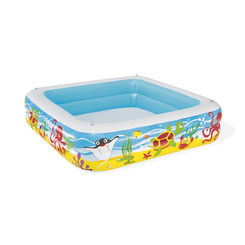 Bestway leisure outdoor paddling pool Beach Buddy with sun protection roof 140 x 140 x 114cm