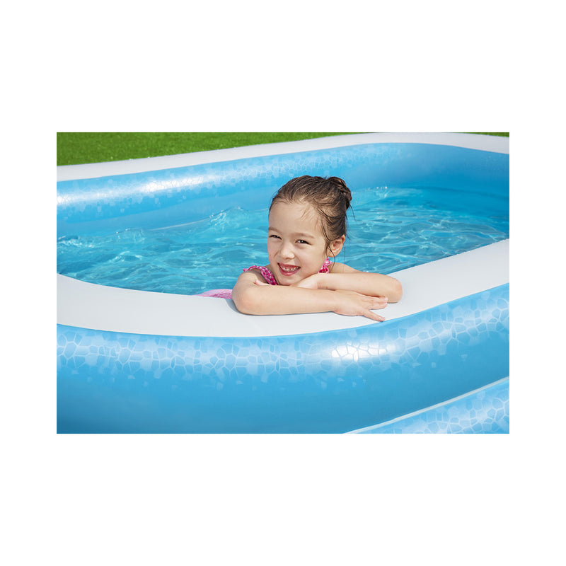 Bestway leisure outdoor family pool corner 262 x 175 x 51cm