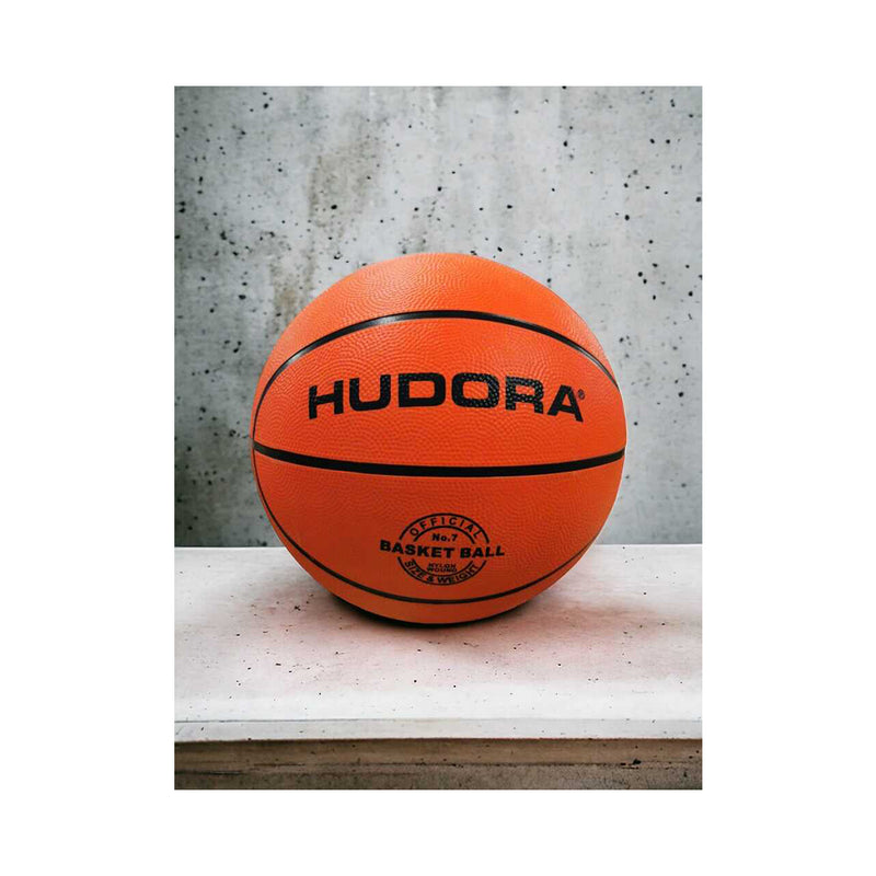 Hudora Freizeit Outdoor Basketball orange Grösse 7