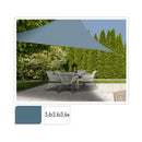 FS-STAR Zubehör Gartengeräte Sonnensegel 3.6x3.6 x 3.6m stahlblau