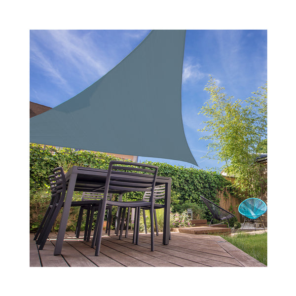 Accessori FS-star Strumenti da giardino Sun Sail 3.6x3.6 x 3,6 m blu in acciaio