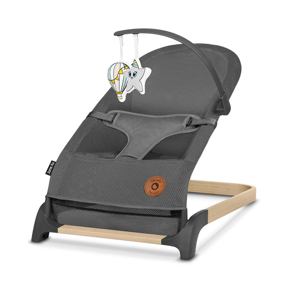 Lionelo accessories household baby rocker june air gray graphite