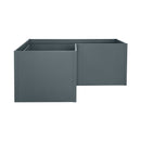 Floraworld Mobili da giardino Curva da giardino a doppia parete