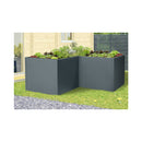 Floraworld Mobili da giardino Curva da giardino a doppia parete