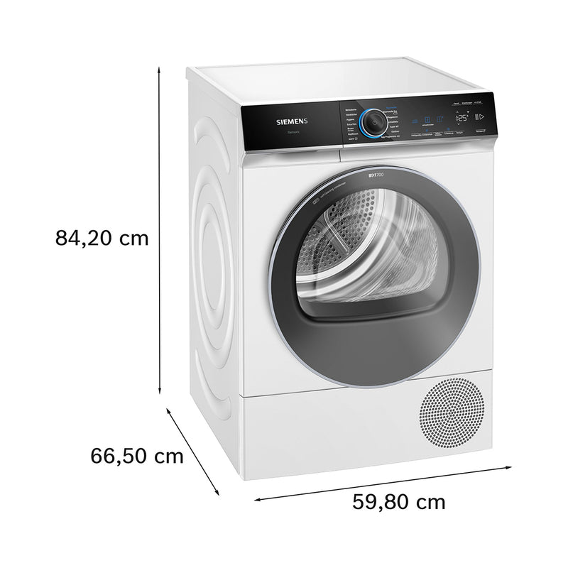 Siemens tumble dryer 9kg, WQ45B2B40, A +++