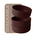 Berlinger Haus Küchenbarf Haus 18-part Tellerset Matt Bordeaux Leonardo Collection