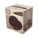 Berlinger Haus Küchenbarf Haus 18-part Tellerset Matt Bordeaux Leonardo Collection