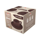 Berlinger Haus Küchenbarf Haus Espressotassenset 4 pcs. 100ml Matt Bordeaux Leonardo Collection