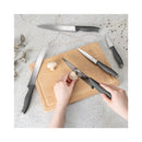 Berlinger Haus Küchenbarf Haus 6-part knife set with bamboo cutting board Matt Anthracite Collection