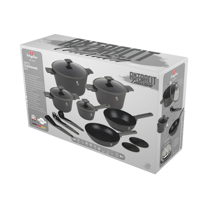 Berlinger Haus Küchenbarf Haus Haus Cucine Crection Set Matt Anthracite Collection