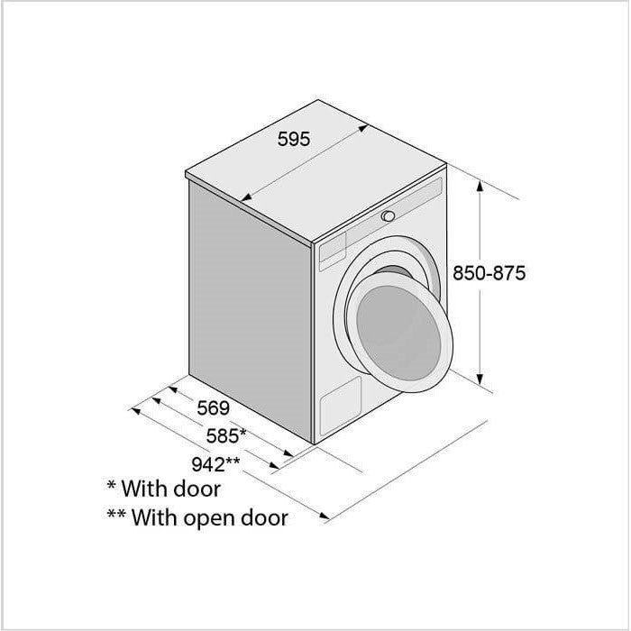 Asko Washing Tower Set 8kg, AS8