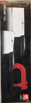 Zwilling Kitchen Asia Set 3-tlg. Style m. Messerschärfer rot 32433-002-0