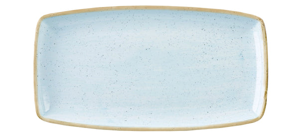 Churchill Platte Stonecast anatra blu uovo rettangolare 29.5x15cm 343.001.027