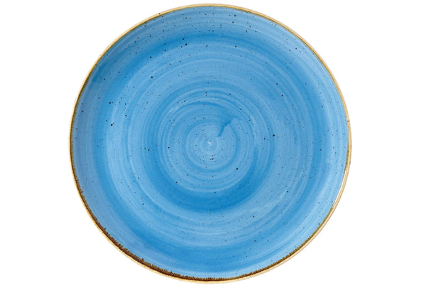 Churchill Teller Stonecast Cornflower Blue Coupé Flach 32,4 cm 343.002.010