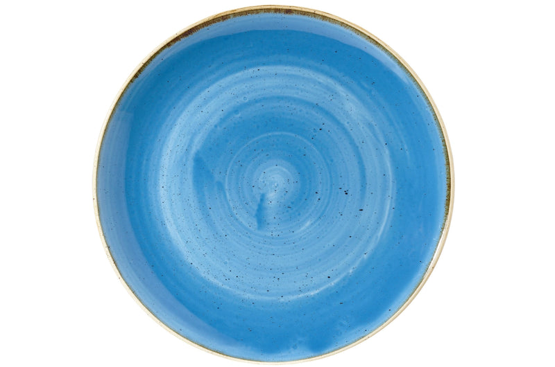 Churchill Teller Stonecast Cornflower Blue Coupe deep 31cm 343.002.013