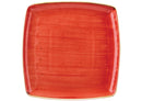 Churchill Platte Stonecast Berry Red Quadratic 26.8x26,8 cm 343.015.012