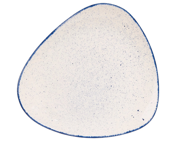Churchill Triangel Teller Stonecast Hints Indigo Blue Flach 31.1CM 343.037.008
