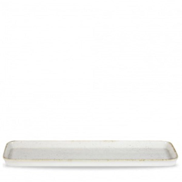 CHURSHILL piatto piatto Stonecast Suggerimenti orzo bianco 53x15x2,5 cm 343.041.012