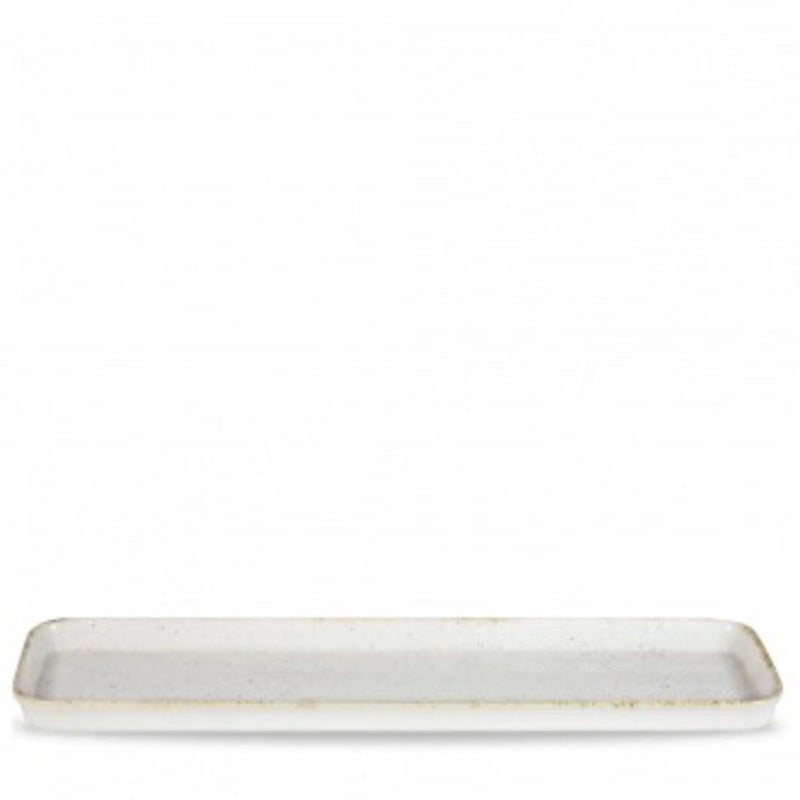 CHURSHILL piatto piatto Stonecast Suggerimenti orzo bianco 53x15x2,5 cm 343.041.012