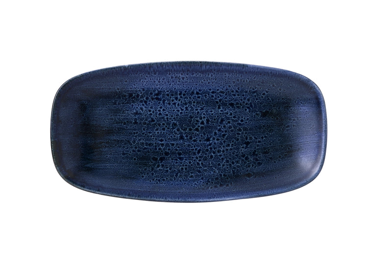 Piatto Churchill Stonecast Plume Ultramarine Rettangolare 29.8x15,3 cm 343.052.027